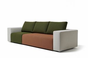 Square, Dynamic and versatile modular sofa