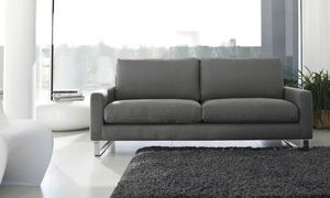 ZAFFIRO, Sofa with sled base, with a timeless design