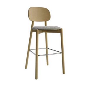 Pigreco 2 stool, Stool in beech wood