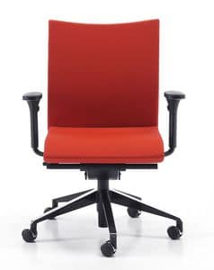 AVIAMID 3506, Task chair with wheels, adjustable lumbar support