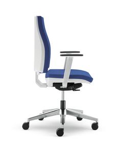 UF 443 / B, Office chair with wheels, in nylon and aluminum