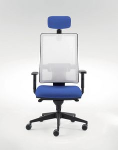 UF 491 / A, Chair for modern office with sliding-seat system