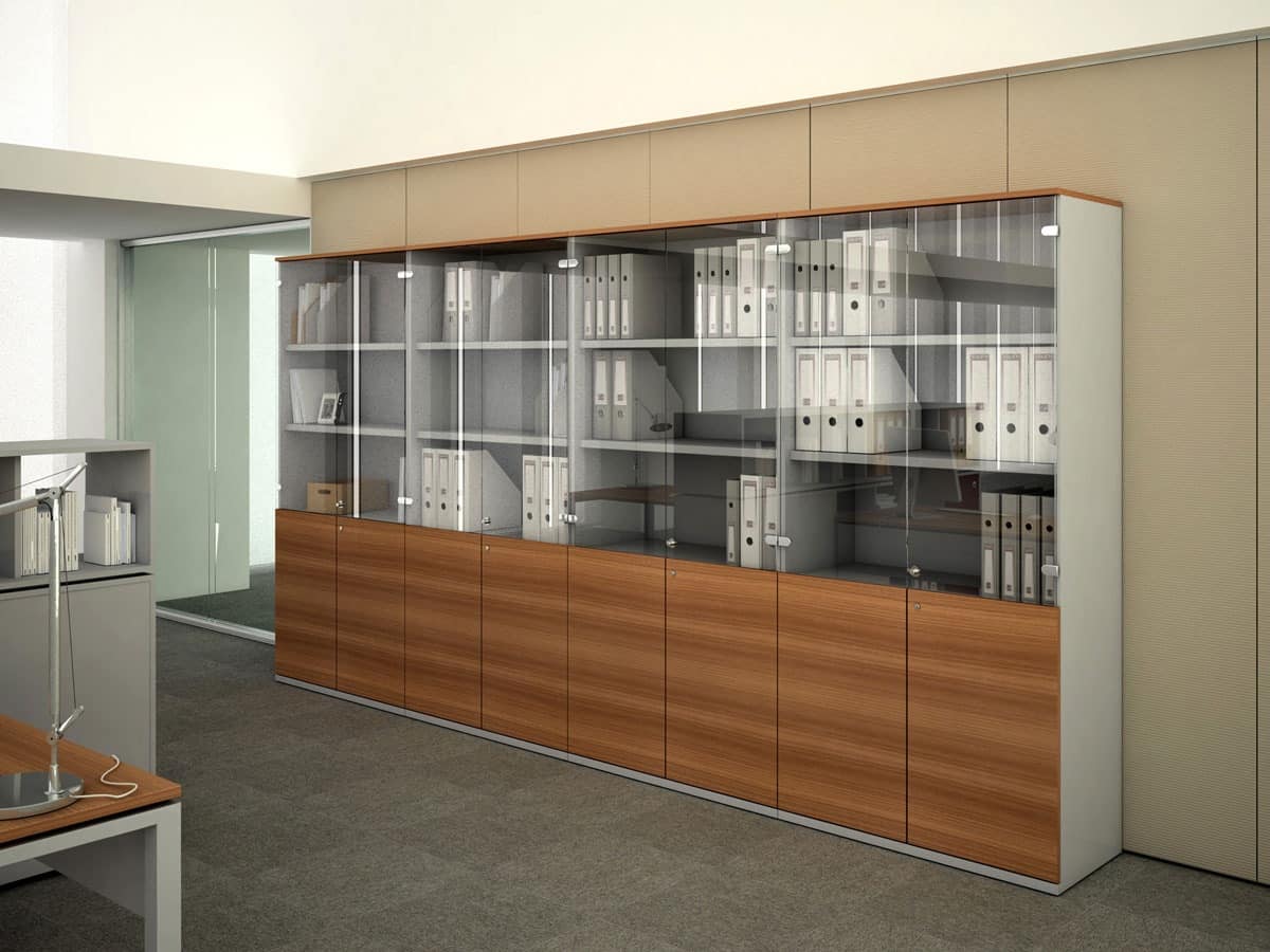 Wooden Cabinets For Office Office Storage Units Idfdesign
