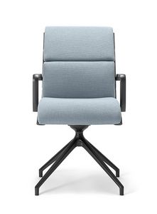Aalborg Soft 04 BK, Swivel chair for office environments