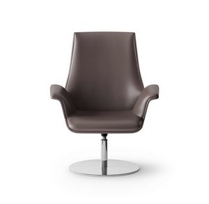 MAXIMA, Waiting chair, swivel, with disk base