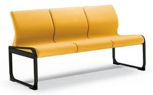 ONE 403 S, Sofa with base with anti tipping caps