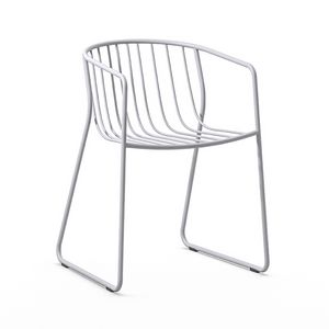 Randa nude AR, Stackable steel armchair