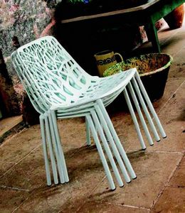 9008 Forest, Stackable chair for outdoor and indoor