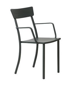 Mogan, Chair with armrests for garden