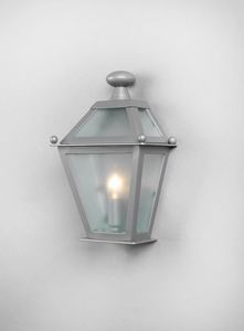 LUNGARNO GL3007WA-1SIMPLE, Half lantern with galvanized glass