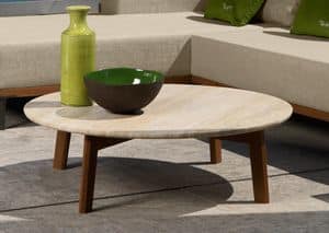 Cleo CLETC1, Outdoor coffee table with stone top