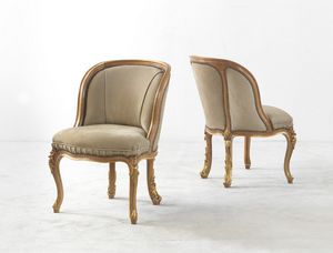 4207, Outlet chair, with gold details