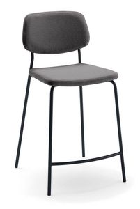 Art. 517 Ginger, Stool in stain-resistant fabric