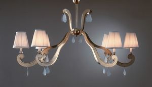 FORMELLE HL1036CH-6, Iron chandelier with lampshades