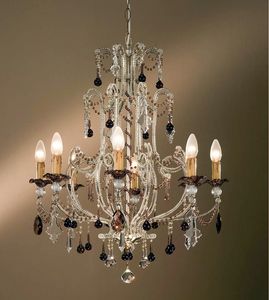 L.7220/8, Classic chandelier with pendants