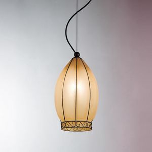 Tulipano Ms237-035, Classic design lamp in glass