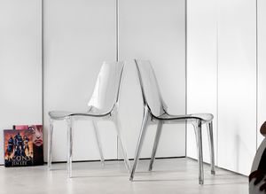 Vanity, Polycarbonate chair, with a fresh and contemporary design
