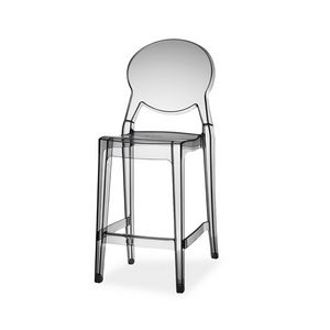 Artic-SG, Stool in plastic, transparent or glossy
