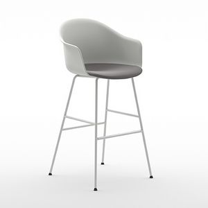 Mni Armshell plastic ST-4L, 4 legged stool, polypropylene shell
