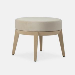 Canto pouf, Round pouf with soft swivel seat