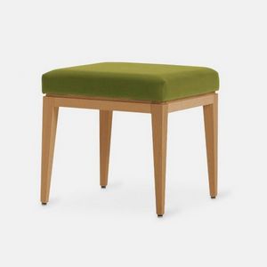 Lara 657 pouf, Wooden pouf, comfortable and solid