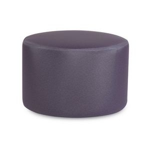 Sixty Round, Cylindrical ottoman in eco-leather