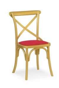 Ciao Imb, Chair made of solid wood, in various colors