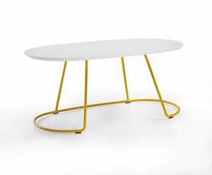 Botero Mignon, Oval coffee table for waiting room