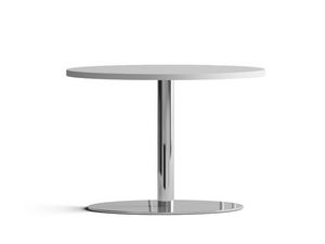 COFFEE TABLE MFC, Steel coffee table with melamine top