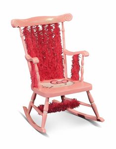 Art. 532d, Classic rocking chair, with Hello Kitty decoration