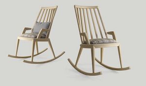 Udin rocking chair, Rocking chair in ash wood