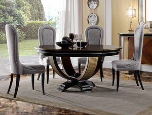 Oliver Art. OL05/160, Round table for elegant dining rooms