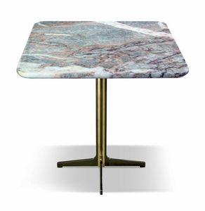 Ernest II, Coffee table in metal and marble