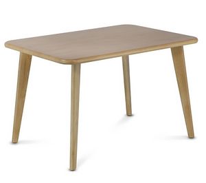 HIRO 1473, Rectangular wooden coffee table