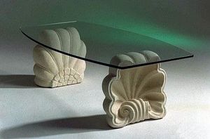 Sedna, Stone table with shell base