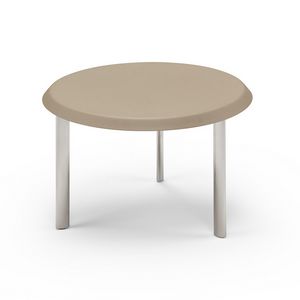 Tic, 3 -legged metal table, with round top