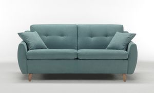 Copenaghen, Sofa bed with soft shapes