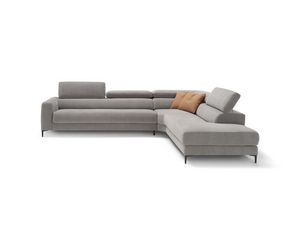 Jason, Modular sofa bed, with reclining headrest