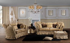 IMPERIALE, Impressive sofa, with a classic design
