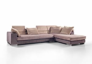 Dandy, Corner sofa with rigorous shapes