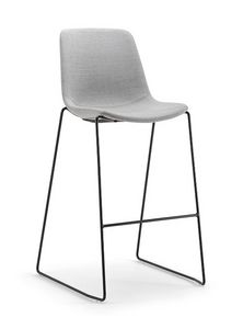 Java Soft Stool, Padded metal stool