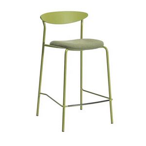 Nort SG, Stackable stool with painted metal structure