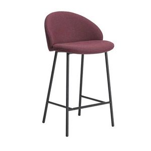 Lip Sg M, Padded stool, with metal structure