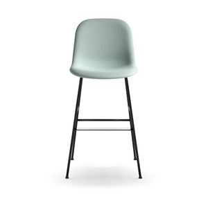 Mni Fabric ST-4L/ns, Upholstered metal stool, modern design