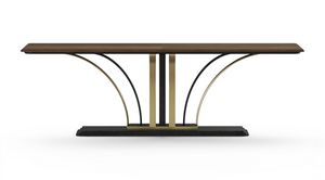 Dilan Art. D04, Dining table with geometric base