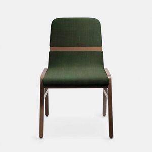 Aura chair, Sturdy wooden chair with soft, slightly inclined backrest
