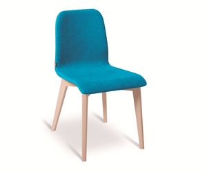 Ciao-W, Chair with wooden legs