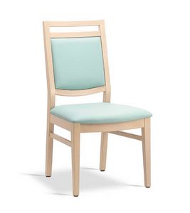 Pina, Chair without edges, ideal for clinics and residences for the elderly