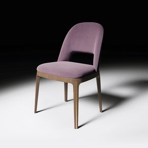 Rose Chair Art. ERE001, Padded chair with wooden legs