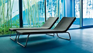 Time Out chaise lungue, Sunlounger for spa and swimming pool, fixed or recliner